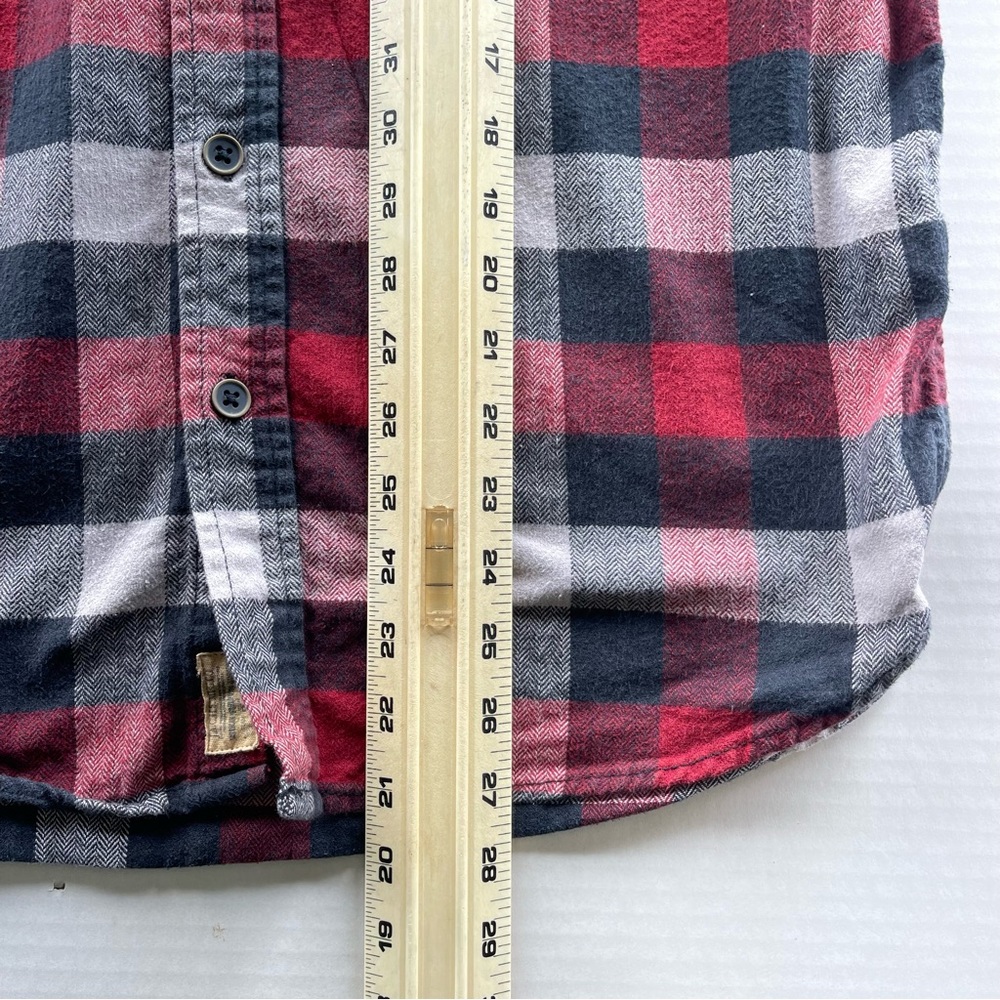 JACHS Flannel Mens Plaid Shirt Medium - Picture 10 of 12